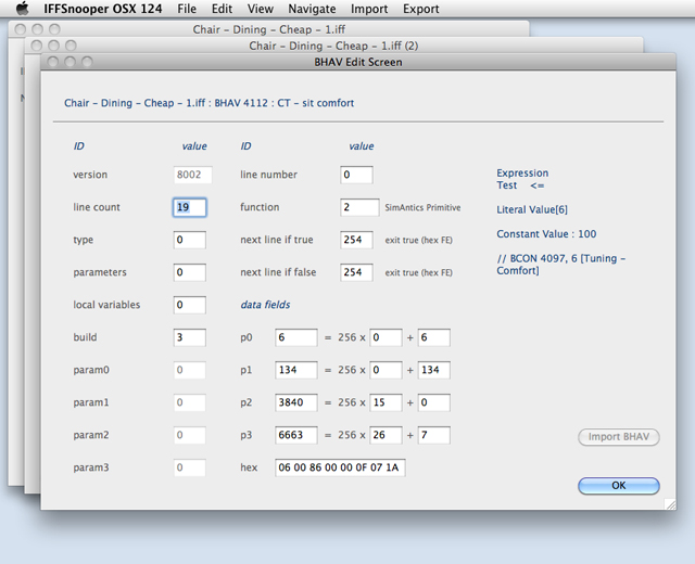 BHAV 4112 edit window