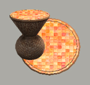 orange Calypso table