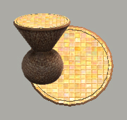 yellow Calypso table